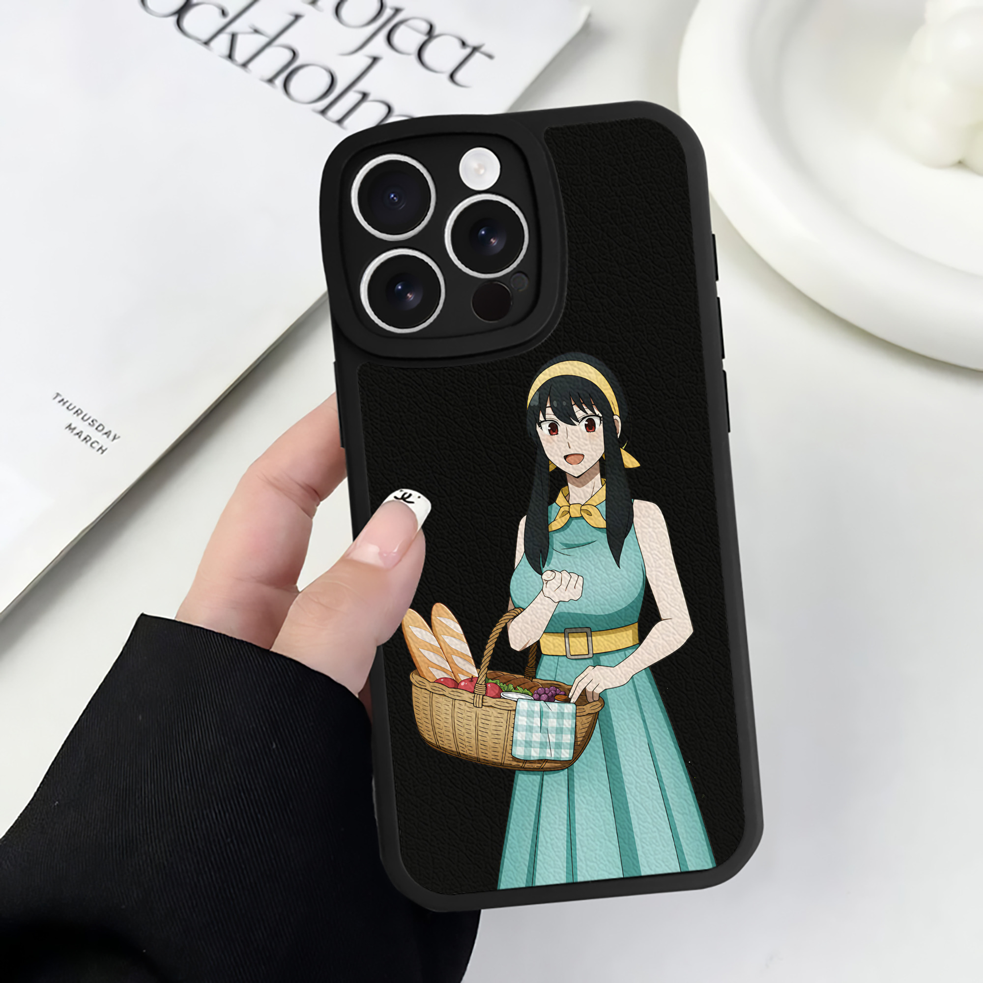（画像用） SPY×FAMILY间谍家家酒 【iPhone 16シリーズ対応】シリコンスマホケース（レザー調） 材質：シリコン